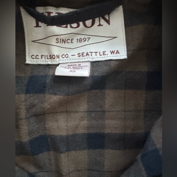 NWOT Men’s FILSON lined short cruiser Jacket Burnt Olive xs - Picture 12 of 14